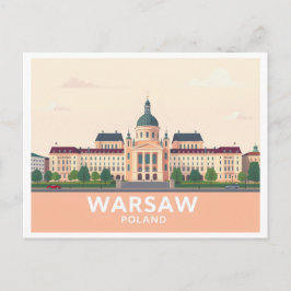Postal Varsovia Polonia El Viaje del Castillo Real Pastel