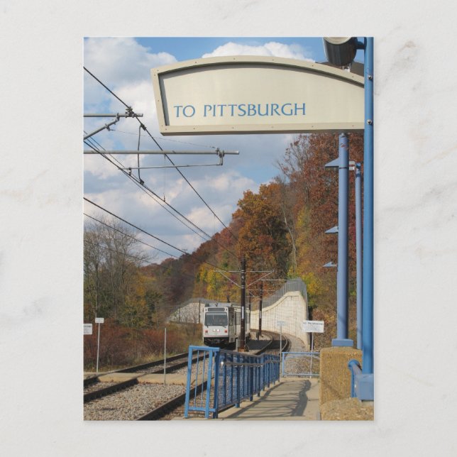Postal ¿Vas a Pittsburgh? (Anverso)