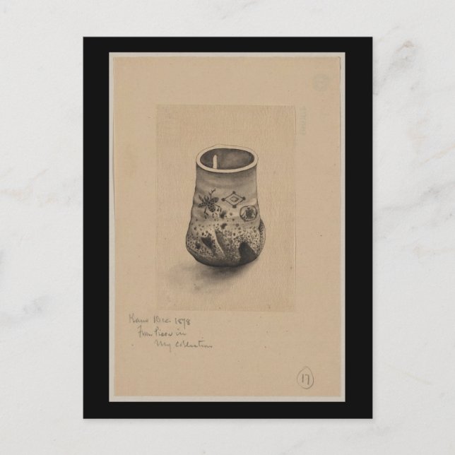 Postal Vasa artística japonesa posventa (Anverso)