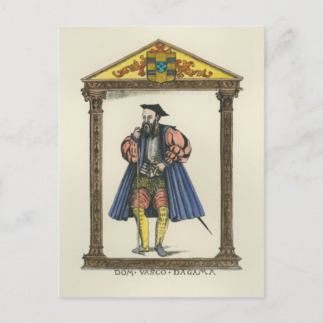 Postal Vasco da Gama (Anverso)
