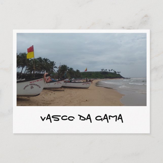Postal Vasco da Gama, Goa (India) (Anverso)