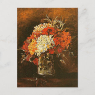 Postal Vase con Carnations (F220) Van Gogh Bella Artes