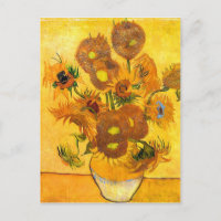 Vase con quince girasoles de Vincent van Gogh