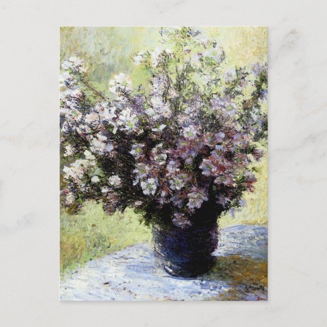 Postal Vase de flores (Anverso)