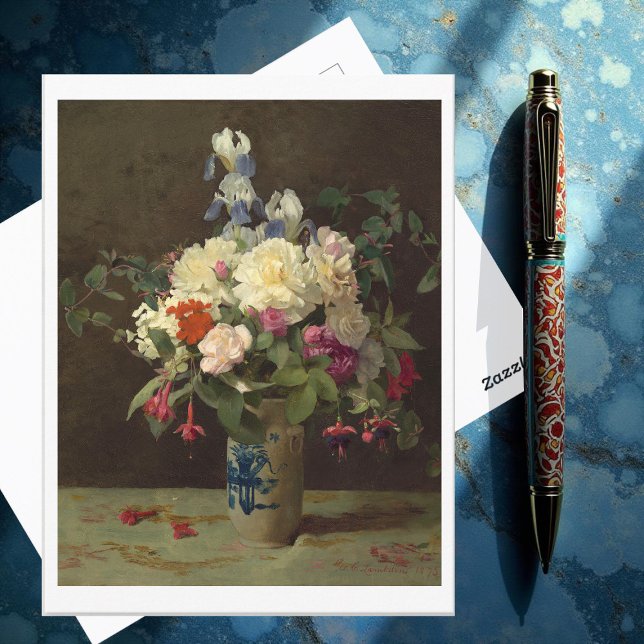 Postal Vase de flores, George Cochran Lambdin (Subido por el creador)