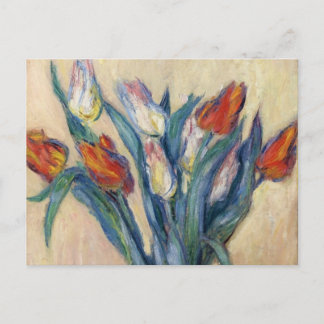 Postal Vase de Tulips - Claude Monet