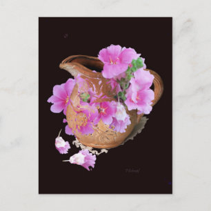 Postal Vase y flores