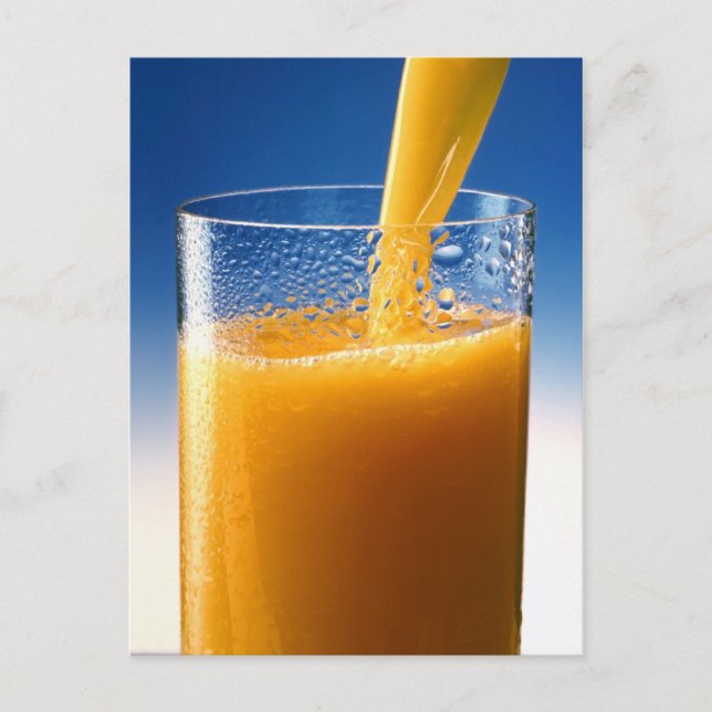 Postal Vaso de jugo (Anverso)