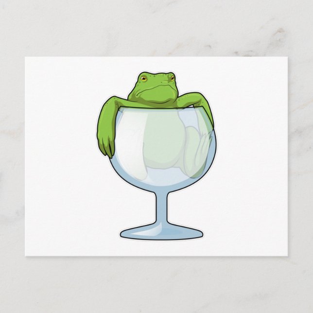 Postal Vaso de rana (Anverso)