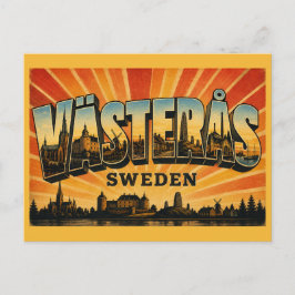 Postal Västerås Suecia Antigua Ciudad Vikinga