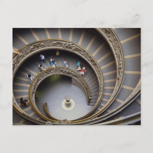 Postal Vaticano, escalera al cielo, Roma, Italia (Anverso)