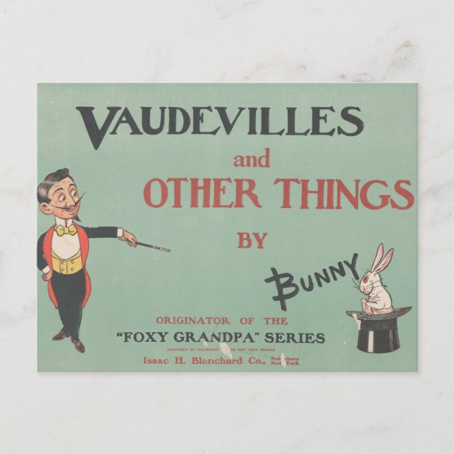 Postal Vaudeville y otras cosas de Rupert Bunny (Anverso)