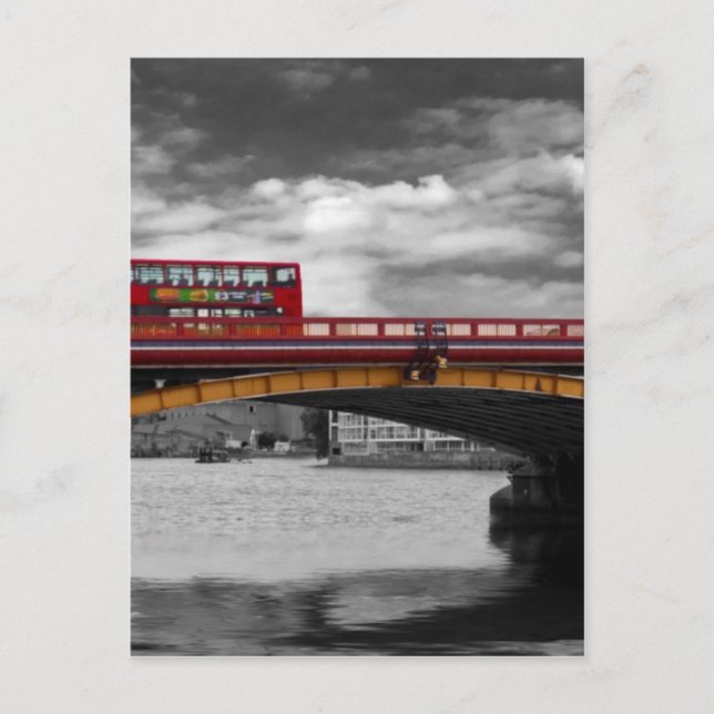 Postal Vauxhall Bridge Thames London (Anverso)