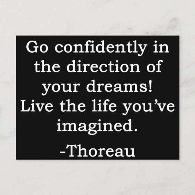 Postal Vaya con confianza y viva (Anverso)