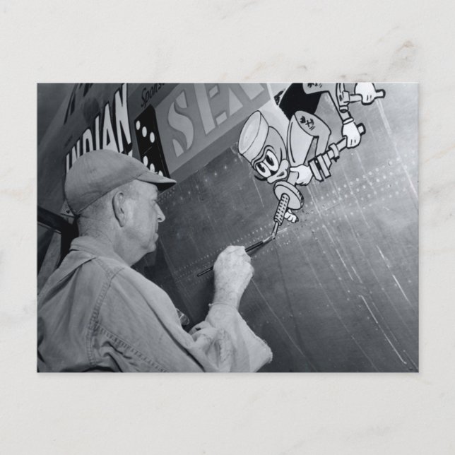 Postal Véase Bees - Nose Art - CB-29 (Anverso)