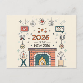 Postal Vector de Cultura Acogedora 2026 Es El Nuevo 2016