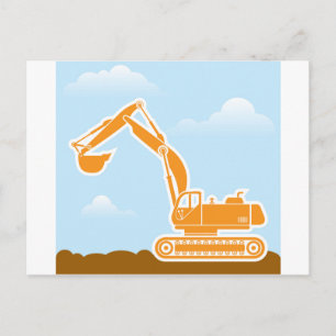 Postal Vector de excavación