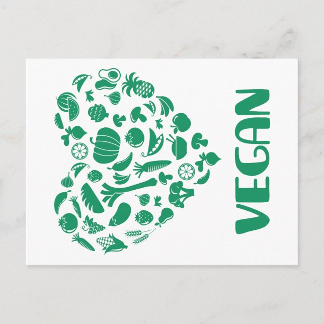 Postal Vegan Lover (Anverso)