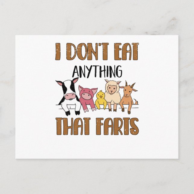 Postal Veganism Meatlos Vegan Life (Anverso)