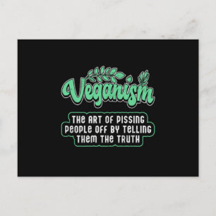 Postal Veganismo Vegetariano Vegetariano Idea de regalo