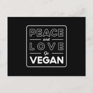 Postal Veganismo Vegetariano Vegetariano Idea de regalo