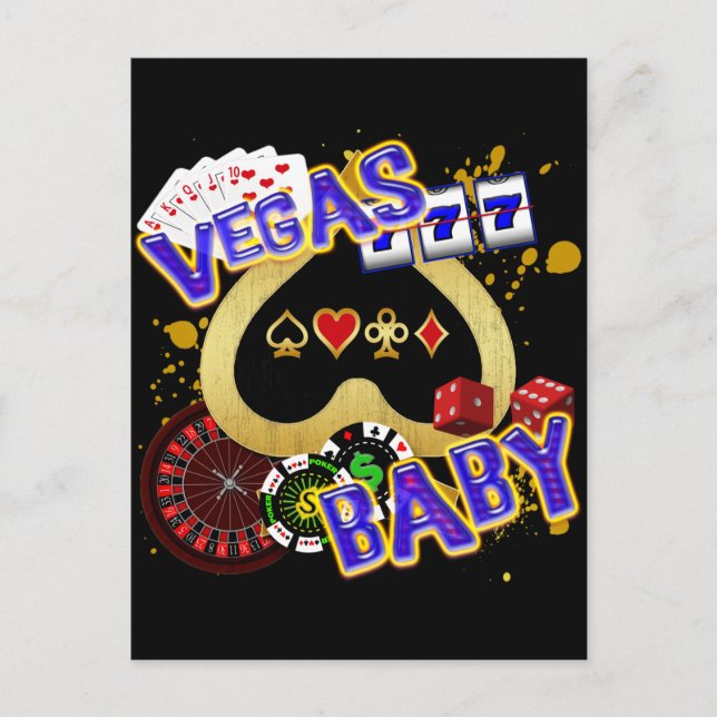 POSTAL VEGAS BABY (Anverso)