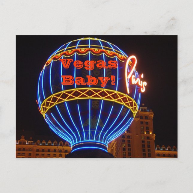 Postal ¡Vegas Baby! (Anverso)