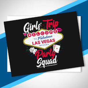 Postal Vegas Squad - Fiesta en Vegas Viaje de chicas a La