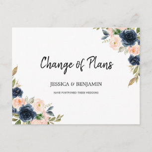 Postal Vegetación floral de Rubor deja cambio de planes