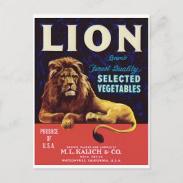 Postal Vegetales de León Watsonville California EE.UU. Vi