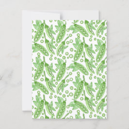 Postal Vegetales Peas