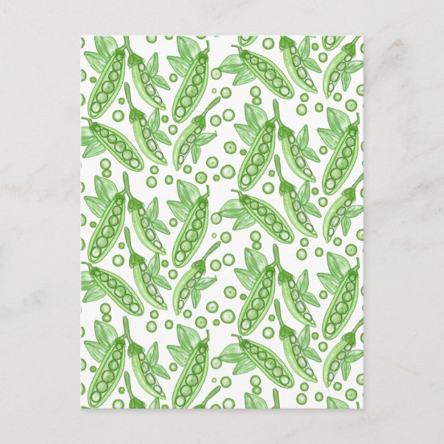 Postal Vegetales Peas (Anverso)