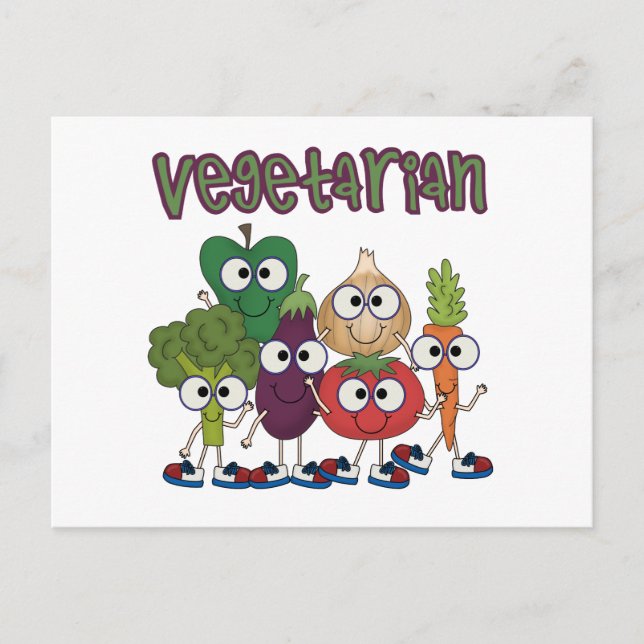 Postal Vegetariano (Anverso)