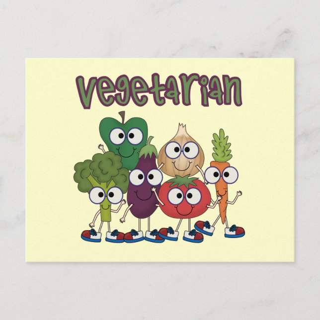 Postal Vegetariano (Anverso)