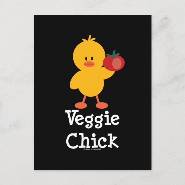 Postal Veggie Chick (Anverso)