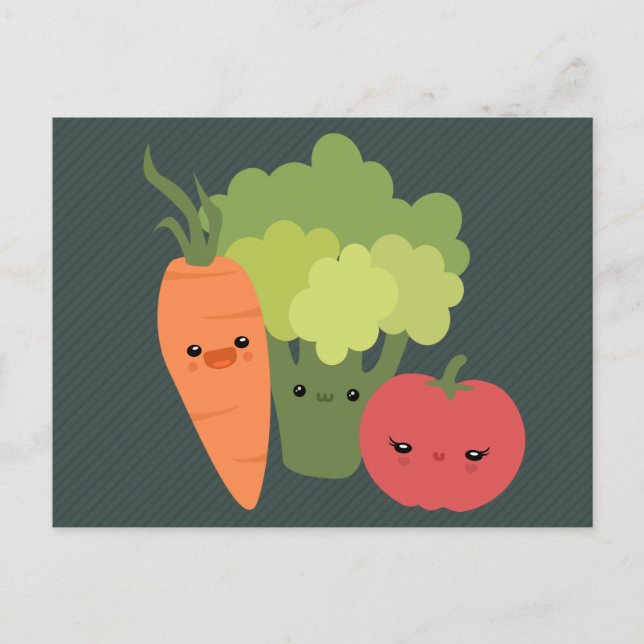 Postal Veggie Friends (Anverso)