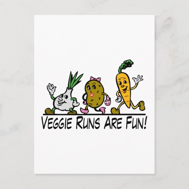 Postal Veggie Runs (Anverso)