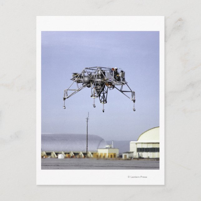 Postal Vehículo de investigación de aterrizaje lunar en v (Anverso)