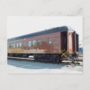 Postal Vehículo de pasaje de ferrocarril. Estrasburgo, PA