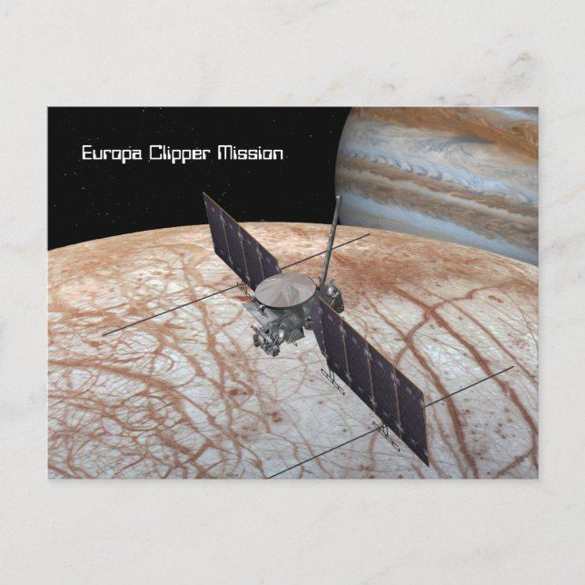 Postal Vehículo espacial Europa Clipper Mission (Anverso)