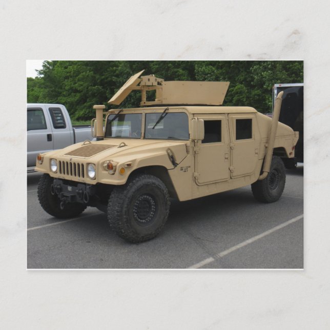 Postal Vehículo militar (Anverso)