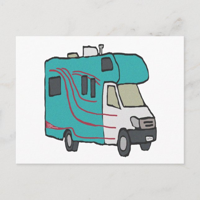 Postal Vehículo recreativo RV (Anverso)