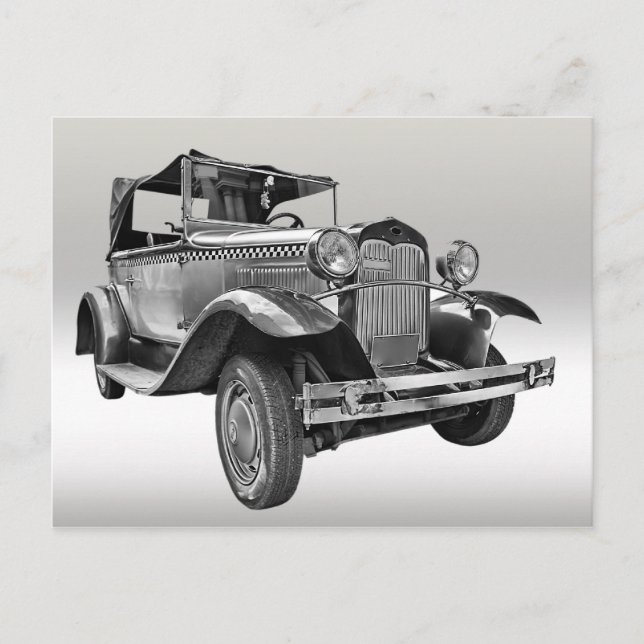 Postal Vehículo vintage (Anverso)