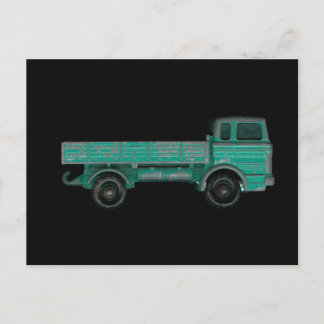 Postal Vehículos de juguete de vintage camioneros de foto
