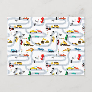 Postal Vehículos de transporte Coches y camiones Tráfico 