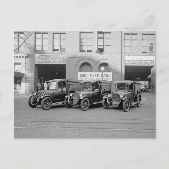 Postal Vehículos usados para la venta (Anverso)