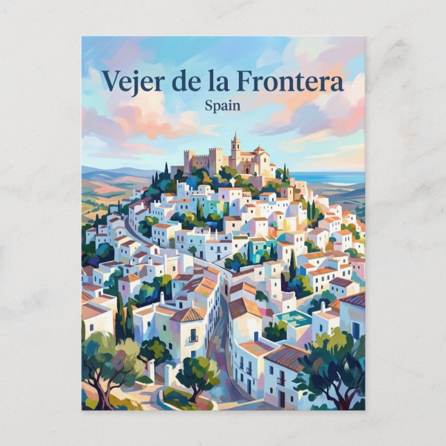 Postal Vejer de la Frontera España (Anverso)