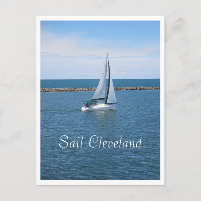 Postal Vela Cleveland (Anverso)