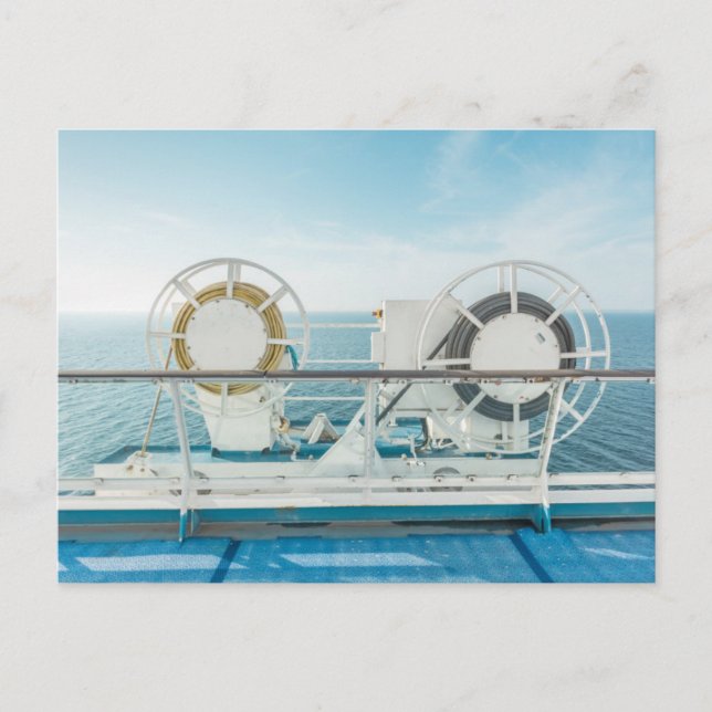 Postal Vela De Un Buque De Cruceros (Anverso)