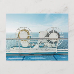 Postal Vela De Un Buque De Cruceros